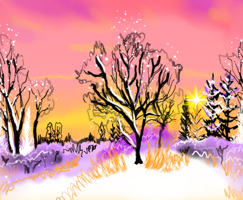 Sunset Winter